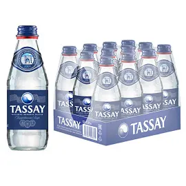 Вода питьевая TASSAY газированная 0,25 л (12 штук в упаковке)