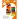 Пластилин Гамма "Оранжевое солнце", 7 цветов (6 флуор. + 1 белый), 93г, со стеком, картон. упаковка, европодвес Фото 0