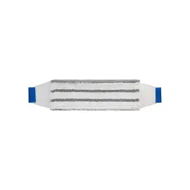 Насадка МОП для швабры-флаундера (плоской) SYR микрофибра 40x15 см белая/синяя