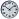 Часы настенные диаметр 30см корпус пластик арт.WXS004 White