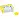 Легкий пластилин для лепки Мульти-Пульти, желтый, 6шт., 60г, прозрачный пакет