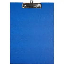 Папка-планшет с зажимом Комус A4 синяя