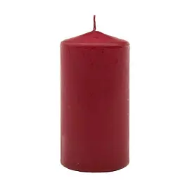 Свеча Eurocandle бордовая 6х12 см