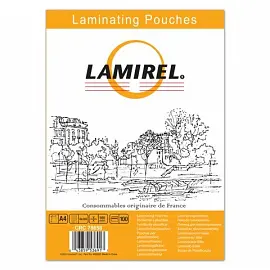Пленки-заготовки для ламинирования LAMIREL, комплект 100 шт., для формата А4, 100 мкм