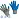 Перчатки рабочие утепленные от порезов и проколов София Фрост полиэстер с латексным покрытием серые/синие (10 класс вязки, размер 11, XXL)