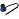 Ручка шариковая настольная OfficeSpace синяя, 0,7мм, черный корпус, синяя подставка, европодвес Фото 0