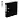 Папка-регистратор OfficeSpace, 50мм, мрамор, черная, бюджет Фото 1