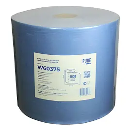 Материал протирочный нетканый Puretech 60г/м2 синий 36,5х32см 1000л W60375