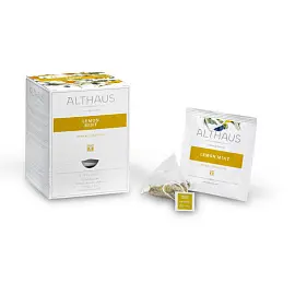 Чай Althaus Lemon Mint травяной 15 пакетиков-пирамидок