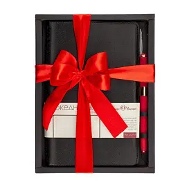 Набор подарочный Bruno Visconti Milano черный (ежедневник и шариковая ручка)