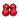 Набор елочных шаров Красный бархат пластик красный (диаметр 8 см, 4 штуки в наборе)