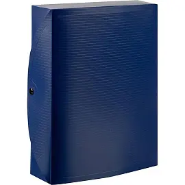 Короб архивный пластик Attache на кнопке 245x70x330 мм синий до 700 листов