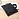 Папка-портфель тканевая Deli А4 черная (297х210 мм, 2 отделения) Фото 0