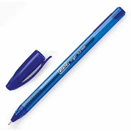 Ручка гелевая неавтоматическая Attache Glide Trigel синяя (толщина линии 0.5 мм)