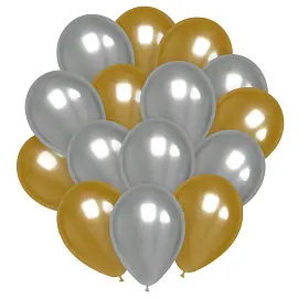 Воздушные шары, 25шт., М12/30см, MESHU "Shine