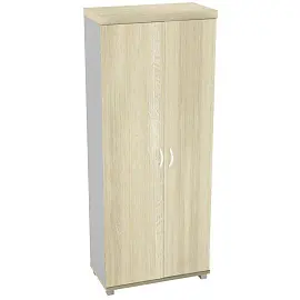 Шкаф для одежды Easy Director (дуб шамони светлый/серый, 854x445x2105 мм)