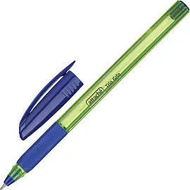 Ручка шариковая неавтомат. Attache Trio Grip, масл, син., зелен.корп