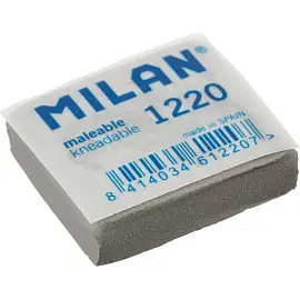 Ластик-клячка Milan 1220 каучуковый прямоугольный 37x28x10 мм