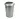 Ведро для мусора с крышкой-вертушкой Uniplast 12 л пластик серое (25х38 см)