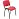 Стул офисный Easy Chair Изо красный (ткань, металл черный) Фото 1