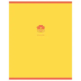 Тетрадь предметная 48л. BG "Monocolor. Element" - Литература, ламинация soft-touch, выб. лак, 70г/м2