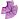 Бахилы одноразовые полиэтиленовые текстурированные 2.8 г фиолетовые (50 пар в упаковке) Фото 0