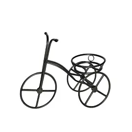 Подставка для цветов Велосипед малый бронзовый антик (58х22х45 см)