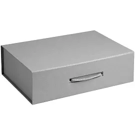 Коробка подарочная Case серая (35.3х24х10 см)