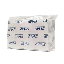 Лейкопластырь АРМА 19х72 мм нетканый белый (100 штук в упаковке)