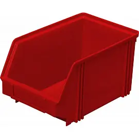 Ящик (лоток) универсальный полипропиленовый 250x148x130 мм красный морозостойкий