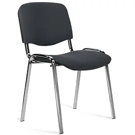 Стул офисный Easy Chair Изо С73 серый (ткань, металл хромированный)