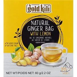 Чай имбирный Gold Kili 20 пирамидок (лимон)