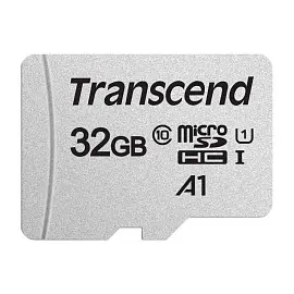 Карта памяти 32 ГБ microSDHC Transcend 300S Class 10 UHS-I (TS32GUSD300S)