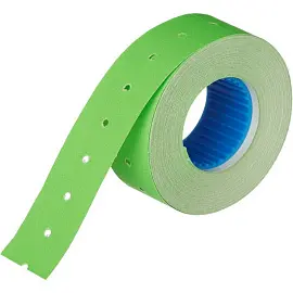 Этикет-лента прямоугольная зеленая 21.5х12 мм стандарт (10 рулонов по 1000 этикеток)