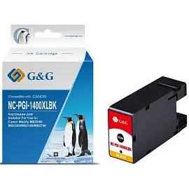Картридж струйный G&G PGI-1400XL BK для Canon черный совместимый