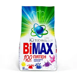 Порошок стиральный автомат BiMax 100 пятен 3 кг