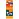 Пластилин Гамма "Оранжевое солнце", 7 цветов (6 флуор. + 1 белый), 93г, со стеком, картон. упаковка, европодвес