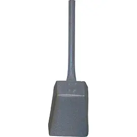 Совок для мусора РусТрейд (СИ-00777) металл окрашенный (ширина 18 см, ручка 20 см)