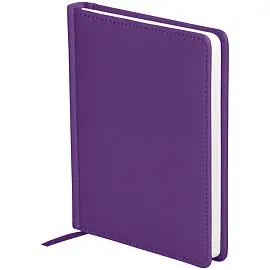 Ежедневник недатированный, А6, 136л., кожзам, OfficeSpace "Winner", фиолетовый