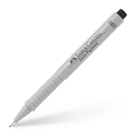 Ручка капиллярная Faber-Castell Ecco Pigment черная толщина 0.05 мм