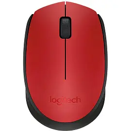 Мышь беспроводная Logitech M170 красная (910-004648)