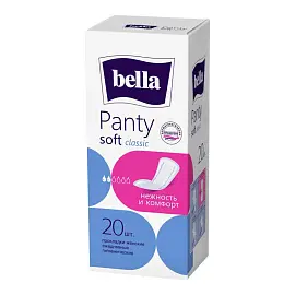 Прокладки женские ежедневные Bella Panty Soft Classic (20 штук в упаковке)