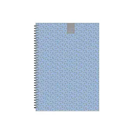 Бизнес-тетрадь Attache Fleur Лазурь A5 96 листов разноразноцветная в точку на спирали (145x203 мм)