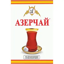 Чай листовой черный Азерчай 100 г (бергамот)