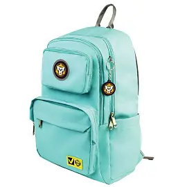 Рюкзак BRAUBERG NEON универсальный, с отделением для ноутбука, нагрудный ремешок, мятный, 47х31х13 см, 227077