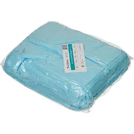 Простыня одноразовая Чистовье Стандарт нестерильная в сложении 200 x 160 см (голубая, 20 штук в упаковке)