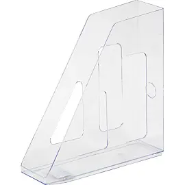 Лоток вертикальный для бумаг 70 мм Attache пластиковый прозрачный