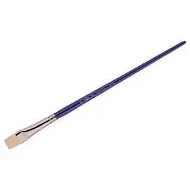 Кисть художественная синтетика упругая Гамма "Манеж", плоская №10, длинная ручка