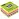 Стикеры Attache Selection Фреш 76х76 мм неоновые и пастельные 5 цветов (1 блок, 400 листов)