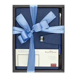 Набор подарочный Bruno Visconti Primavera (ежедневник синий, ручка) (артикул производителя 3-536/01-2)